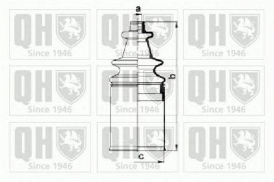 QUINTON HAZELL qjb950 -  Комплект пыльника, приводной вал